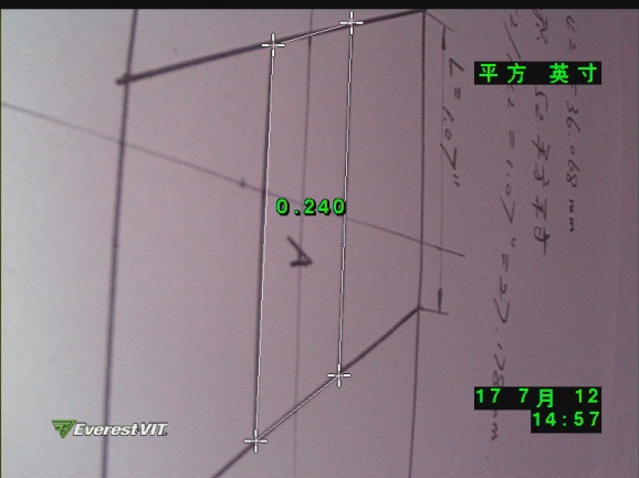 傾斜60° 參考尺寸為L=1.07inch   